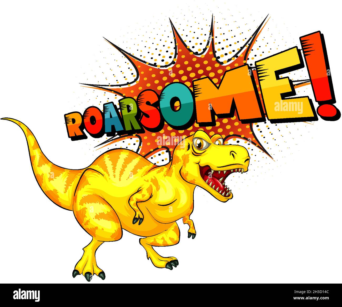 Dinosaur cartoon character with roar font banner illustration Stock Vector Image & Art - Alamy Dinosaur cartoon character with roar font banner illustration Stock Vector Image & Art - Alamy