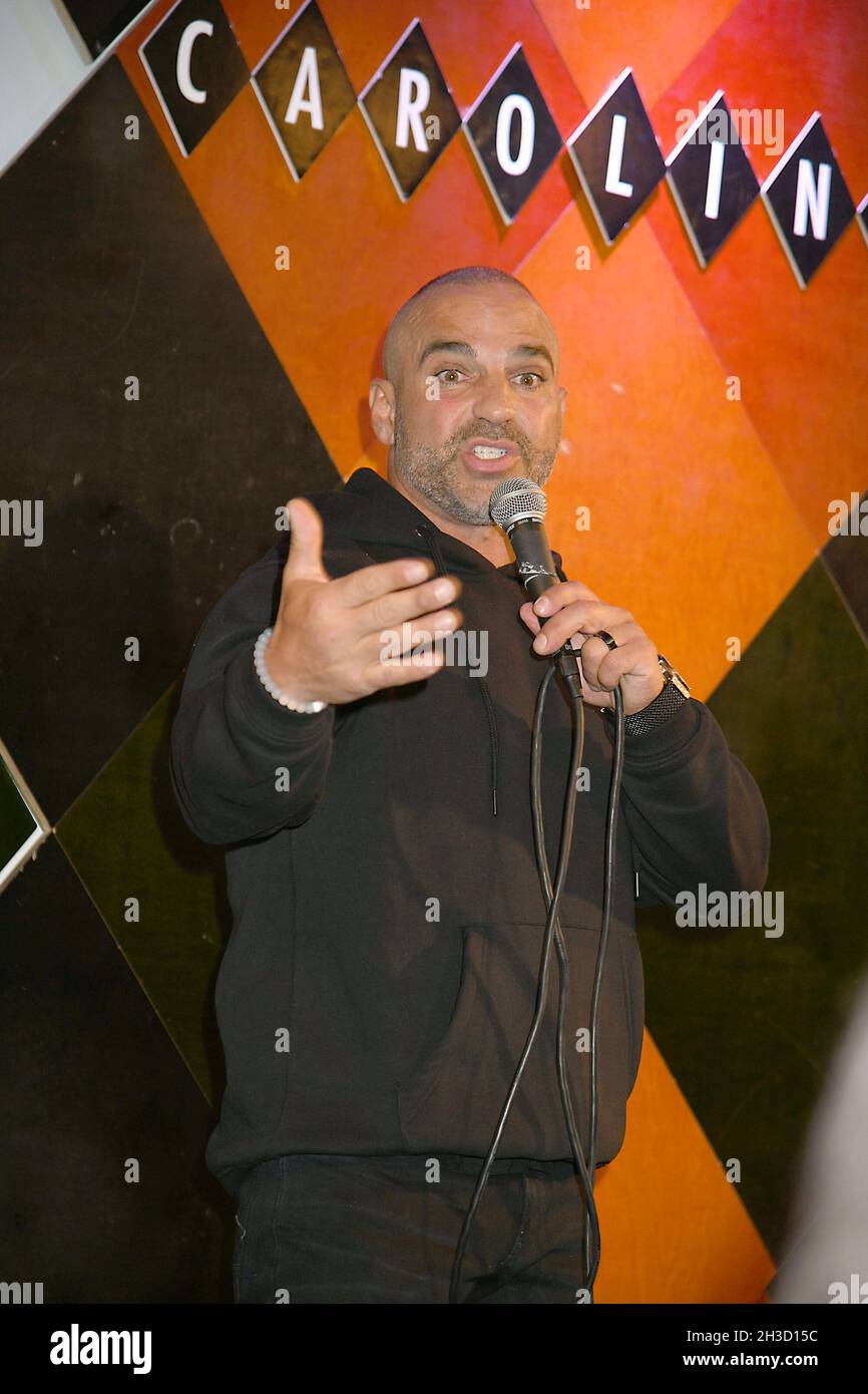 Joe Gorga performs at the Joe Gorga comedy act at Carolines on Broadway on October 27, 2021 in New York, New York, USA. Robin Platzer/ Twin Images/ Credit: Sipa USA/Alamy Live News Stock Photo