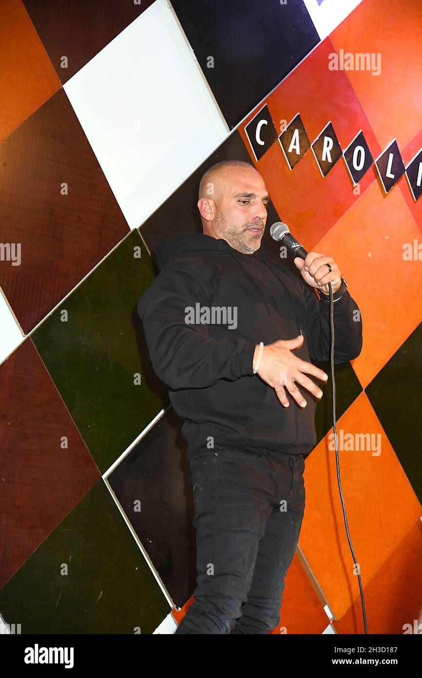 Joe Gorga performs at the Joe Gorga comedy act at Carolines on Broadway on October 27, 2021 in New York, New York, USA. Robin Platzer/ Twin Images/ Credit: Sipa USA/Alamy Live News Stock Photo