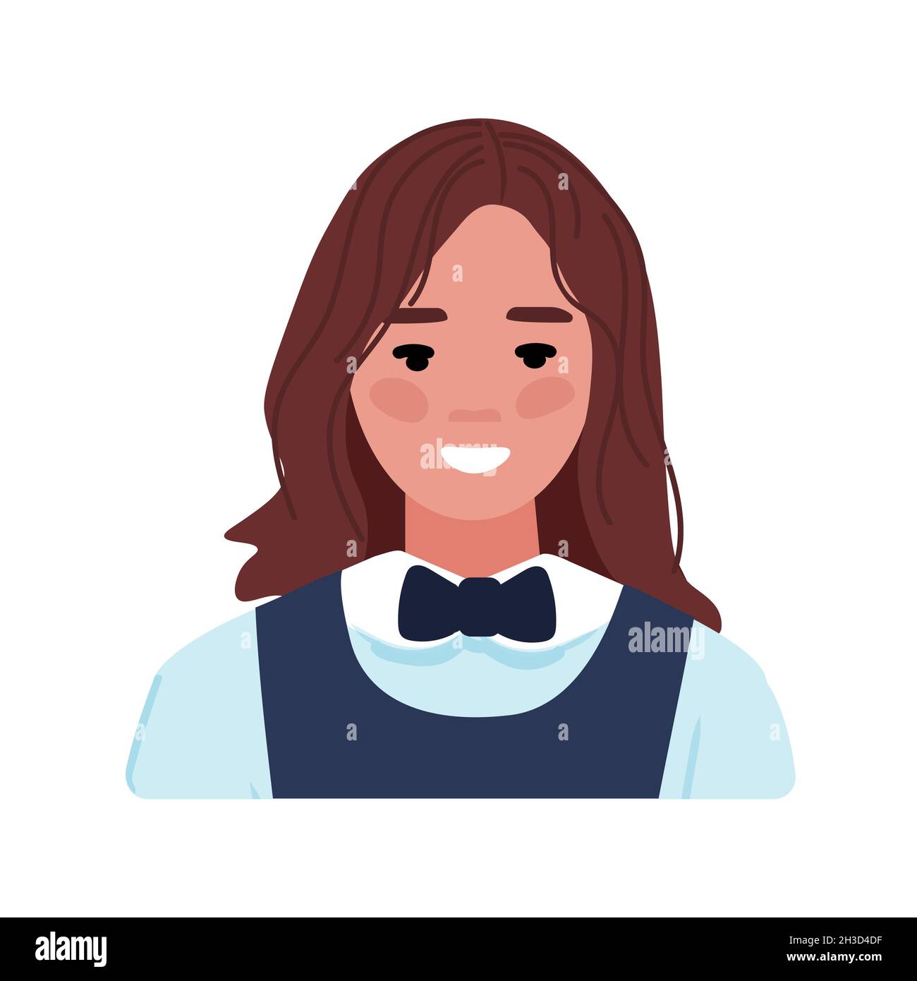 Young woman student avatar icon vector isolated Stock Vector Image & Art -  Alamy