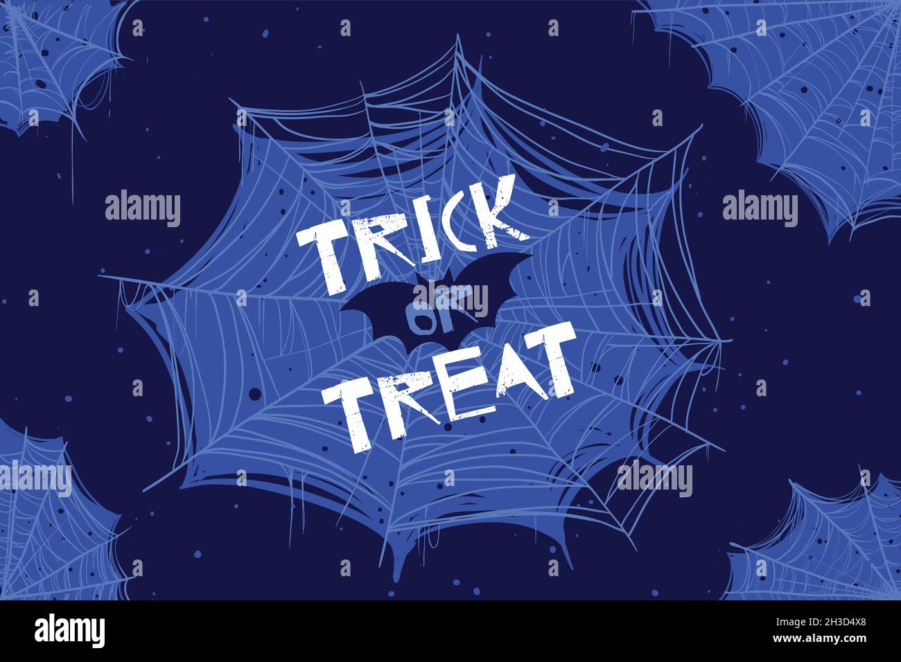 halloween cobweb background design vector illustration Stock Vector