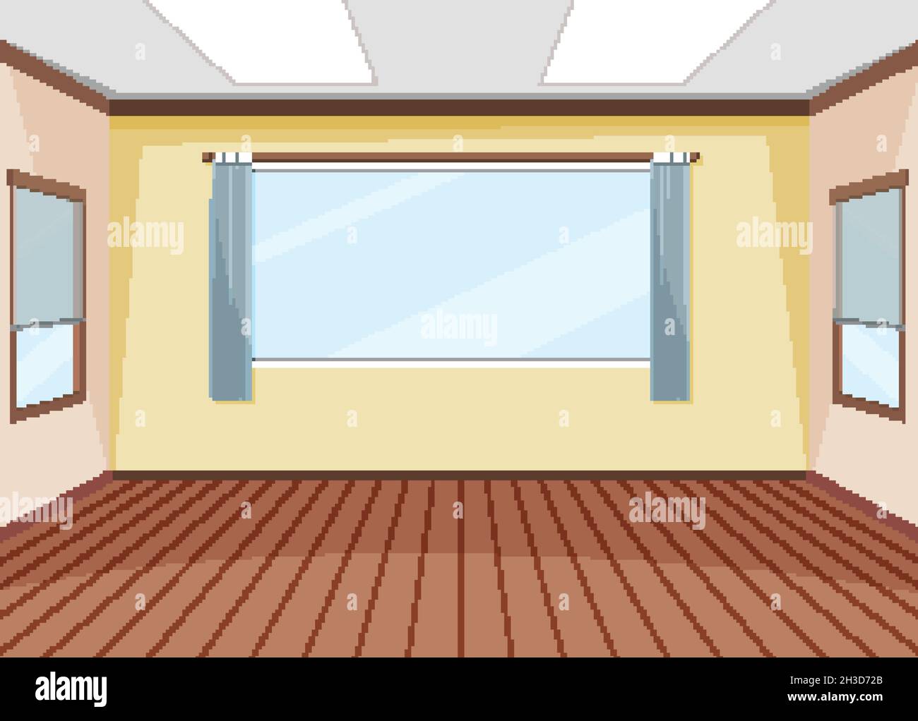 Empty room interior design illustration Stock Vector Image & Art Alamy