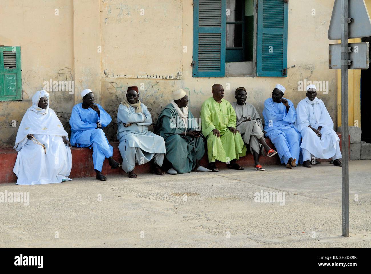 SENEGAL. SAINT LOUIS REGION. THE CITY OF ST. LOUIS IN SENEGAL, THE FORMER CAPITAL OF SENEGAL DURING THE COLONIAL ERA, IS ONE OF THE FIRST CITY ESTABLI Stock Photo