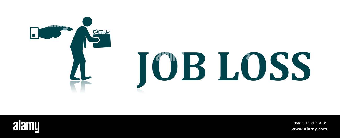 Illustration of a job loss concept Stock Photo Alamy