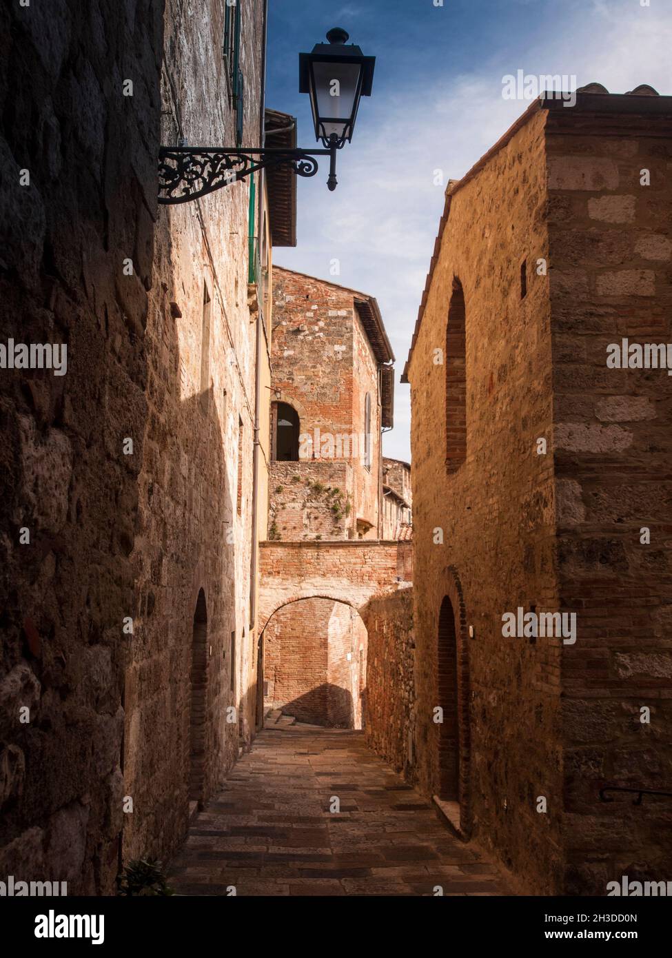 Italy, Tuscany, Siena, the village of the Colle val d'Elsa. Stock Photo