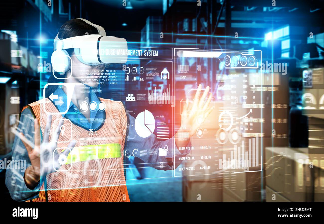 Future virtual reality technology for innovative VR warehouse