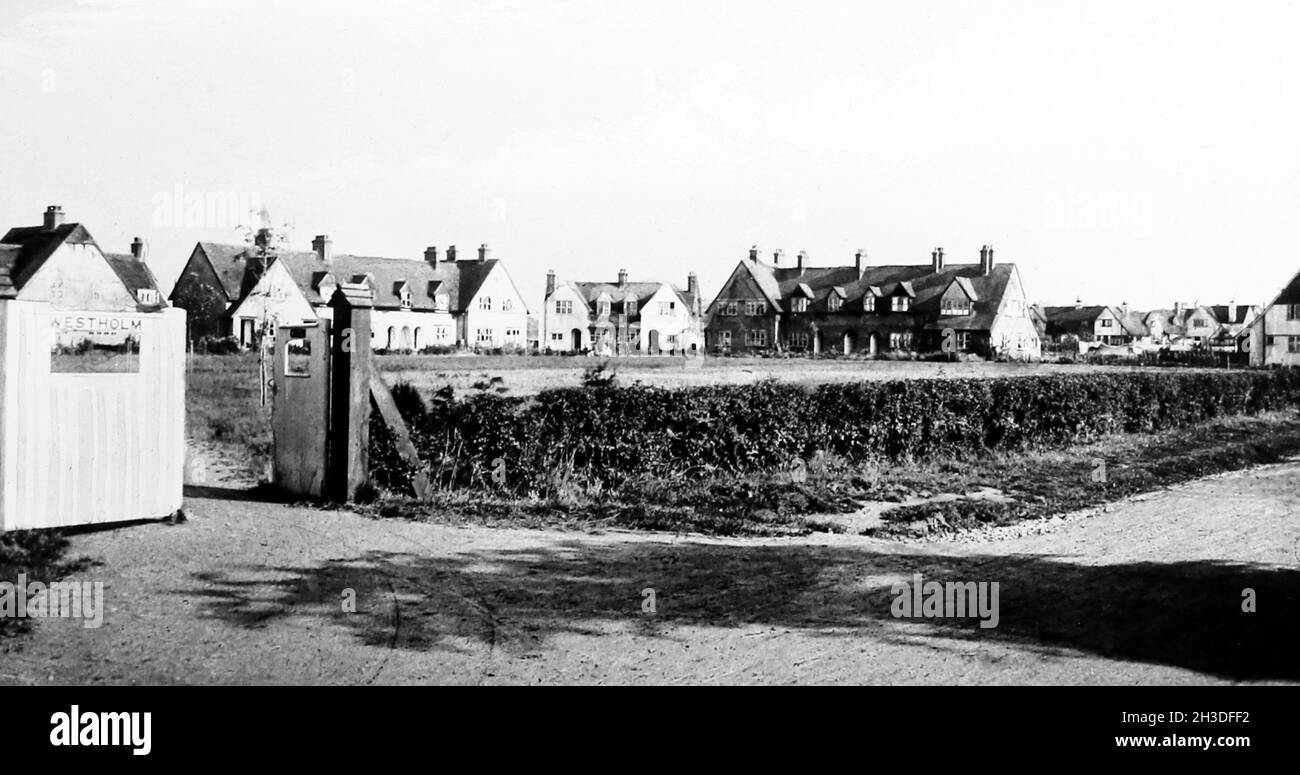 Westholme Green, Letchworth Garden City, early 1900s Stock Photo Alamy