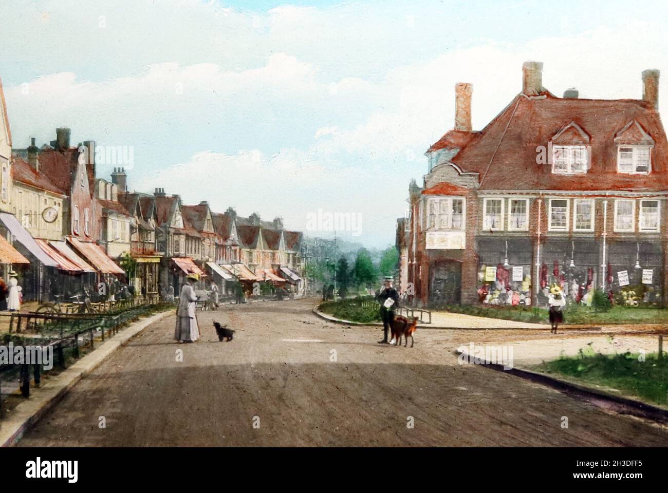 Leys Avenue, Letchworth Garden City, early 1900s Stock Photo Alamy