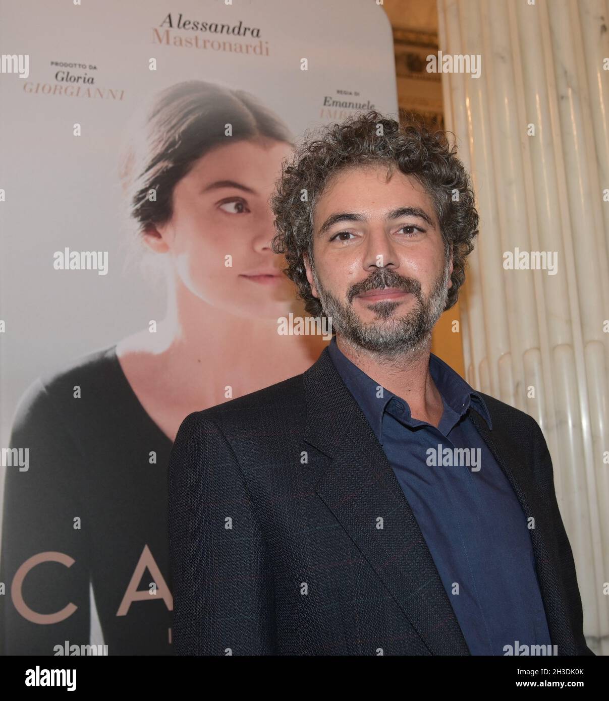 Milan, Italy. 27th Oct, 2021. Milan, Italy Teatro La Scala Carla the first  RAI tv movie about the extraordinary life of the greatest Italian dancer  photocall with Alessandra Mastronardinella part of Carla