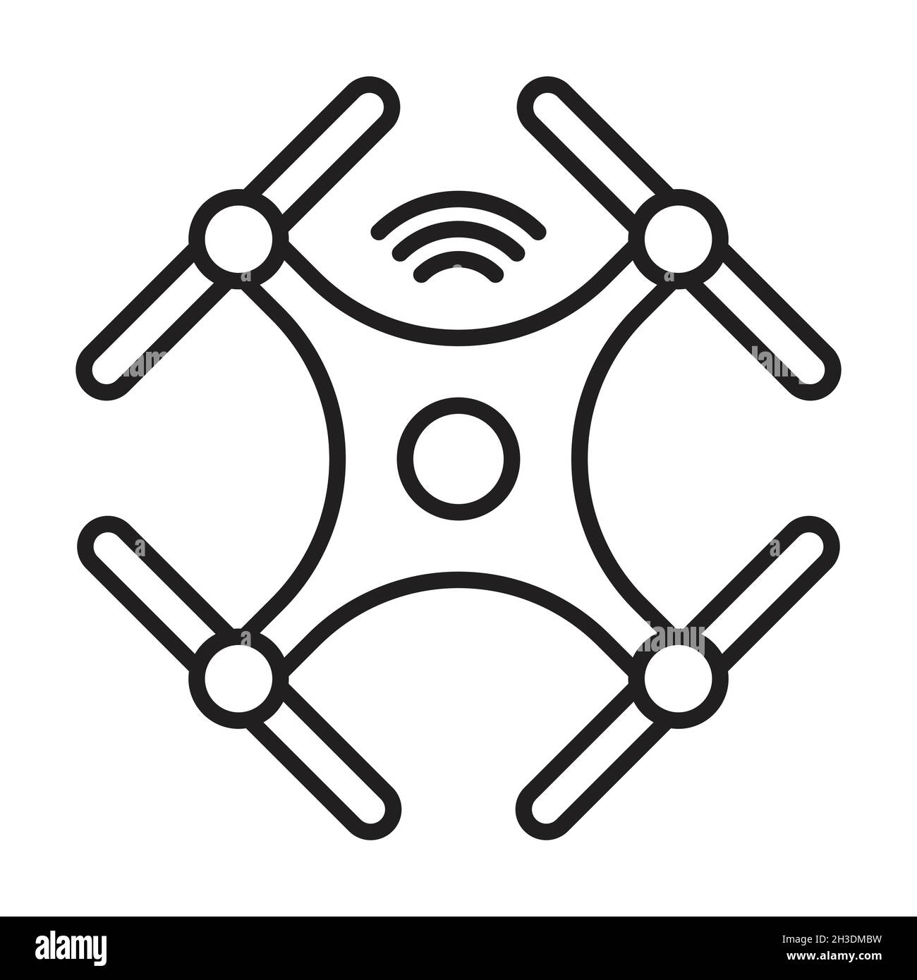 Drone quadcopter icon vector for graphic design, logo, web site, social ...