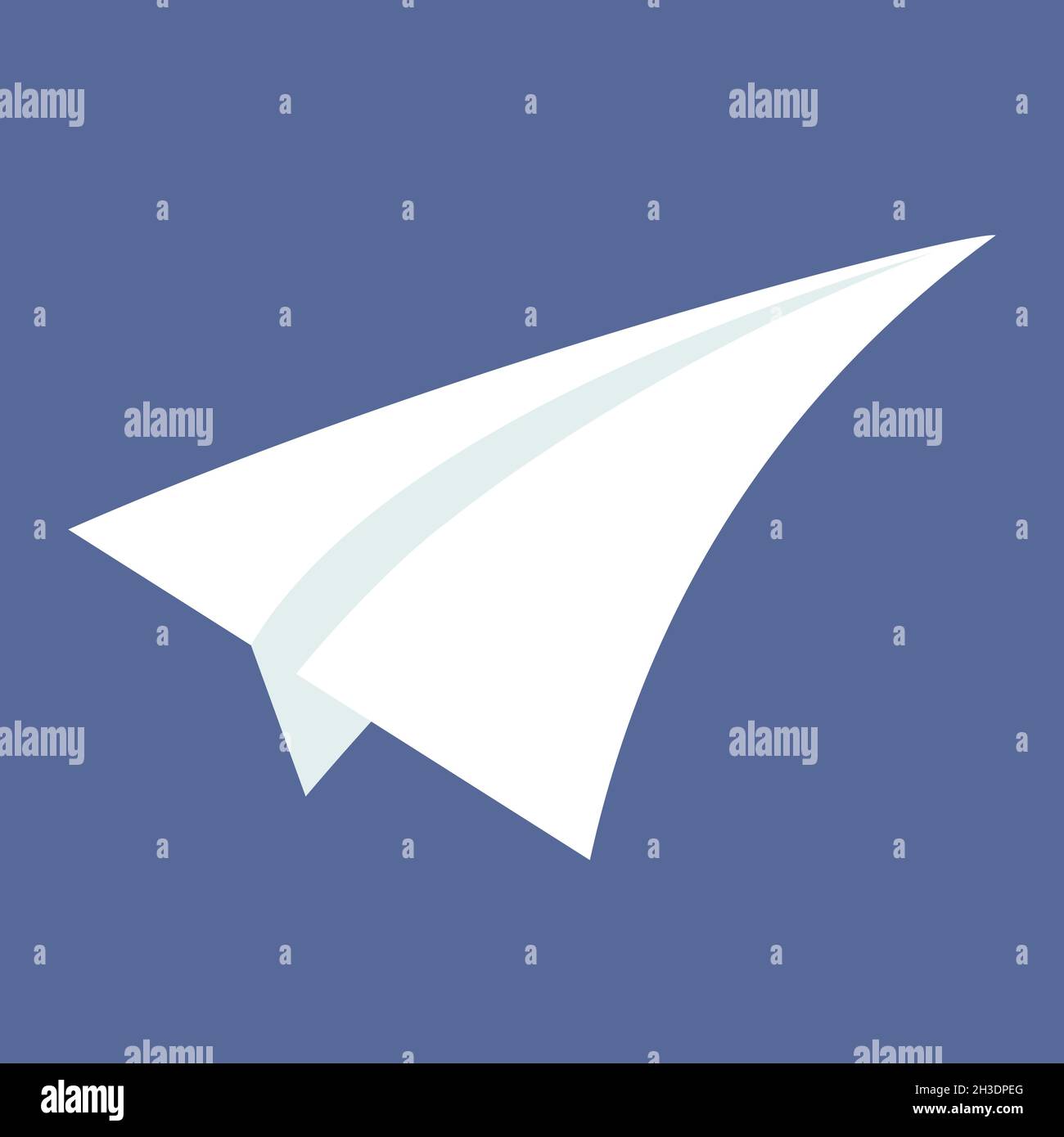 Flying paper airplane hi-res stock photography and images - Alamy