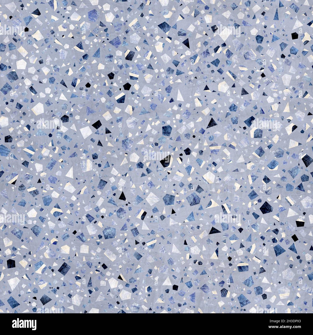 Seamless modern abstract random terrazzo pattern swatch Stock Photo - Alamy