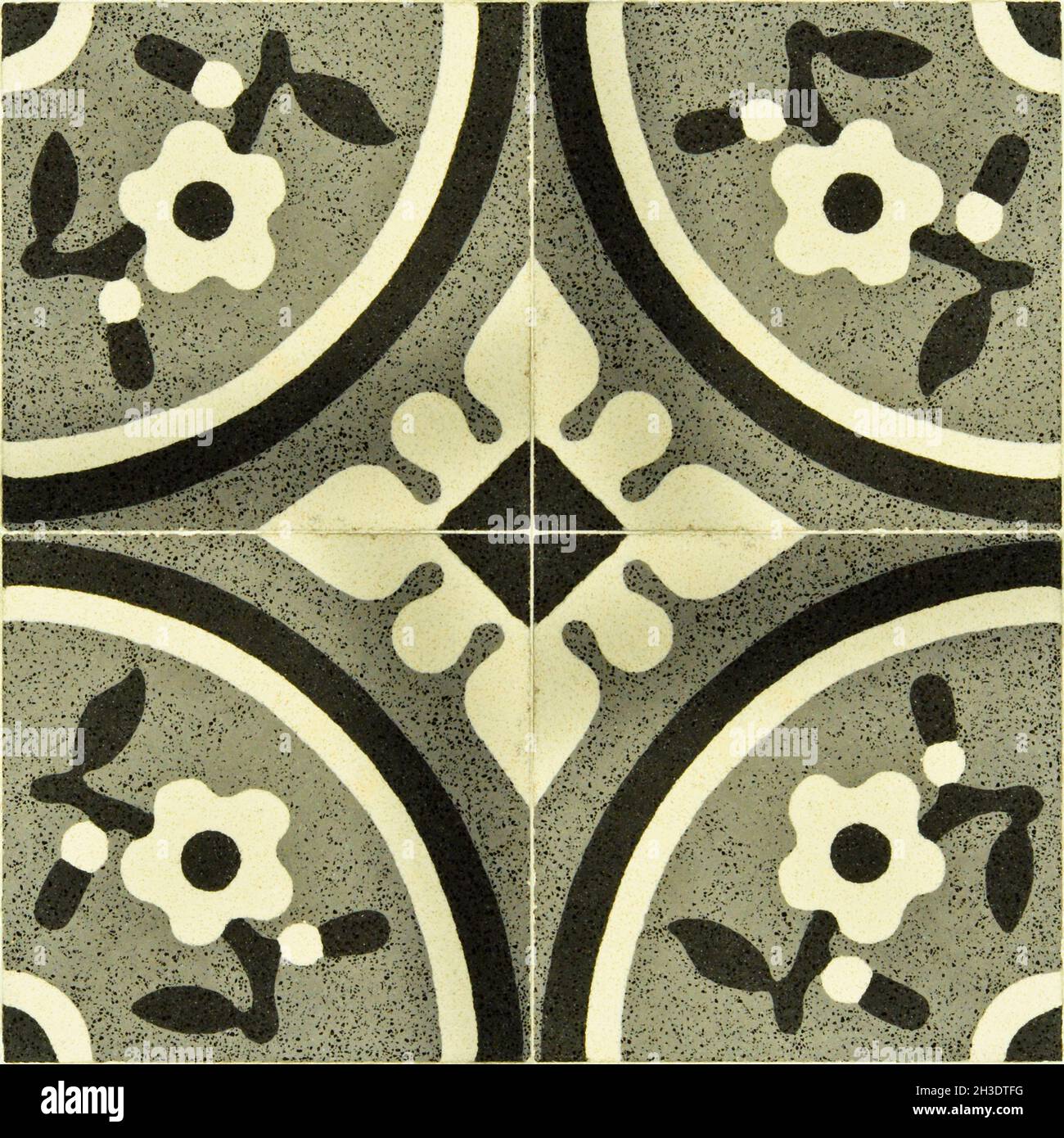 Used indoors and outdoors, tile vintage ceramic with seamless and geometric shapes, seamless