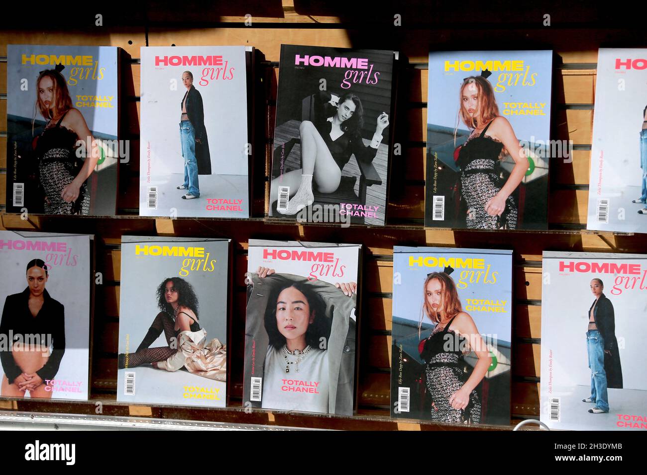 Fashion magazine Homme Girls covers Volume 6 Totally Chanel with