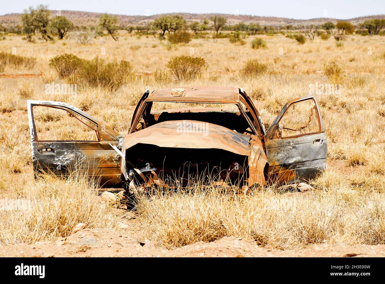 Car wreck landscape hi-res stock photography and images - Alamy