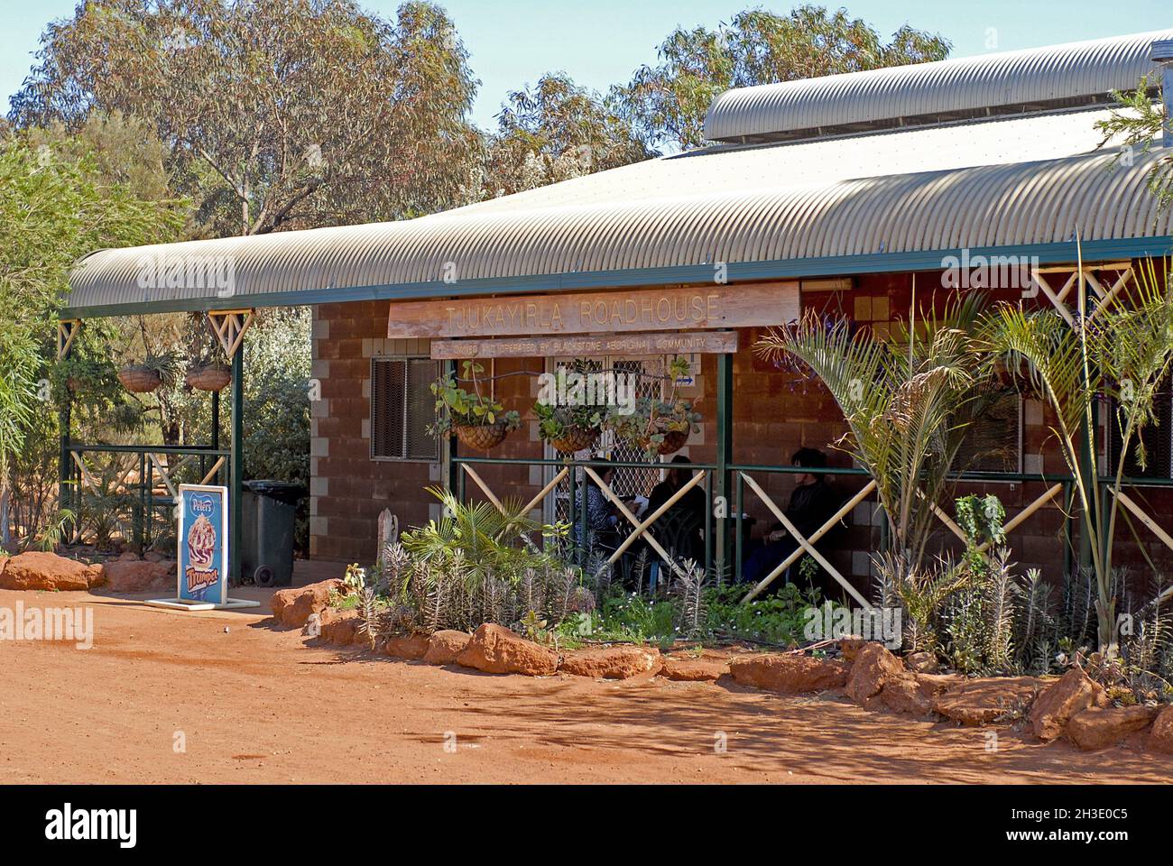 Roadhouse at the outback, Australia Stock Photo
