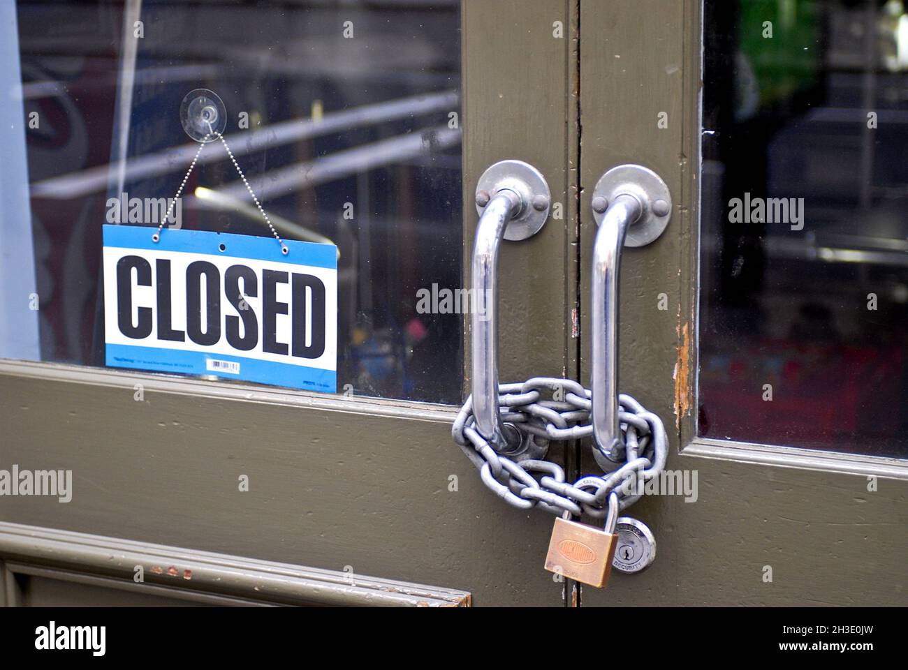 closed door, Australia, Sydney Stock Photo