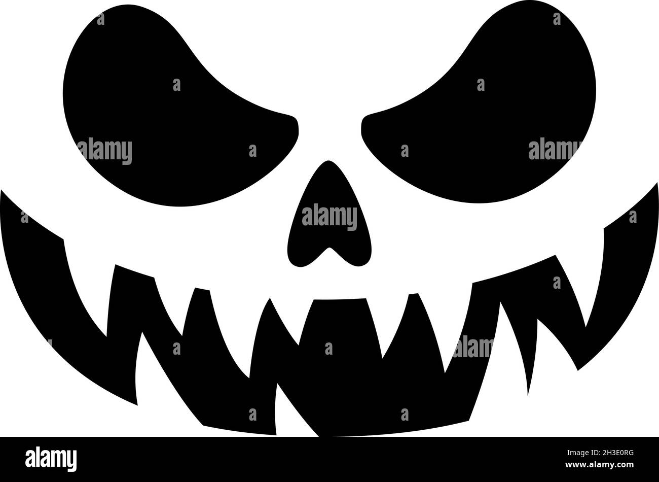 Scary Pumpkin Face Sharp Teeth Black Silhouette Stock Vector Image scary-pumpkin-face-sharp-teeth-black-silhouette-stock-vector-image
