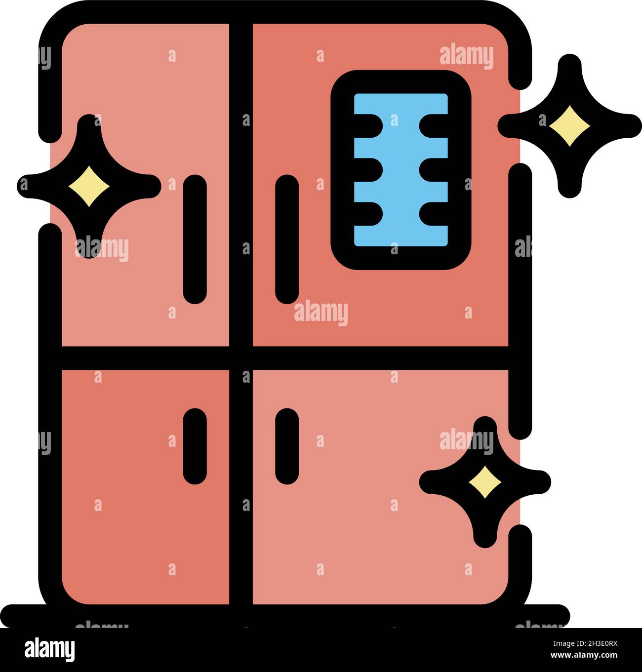 Clean Fridge Clipart