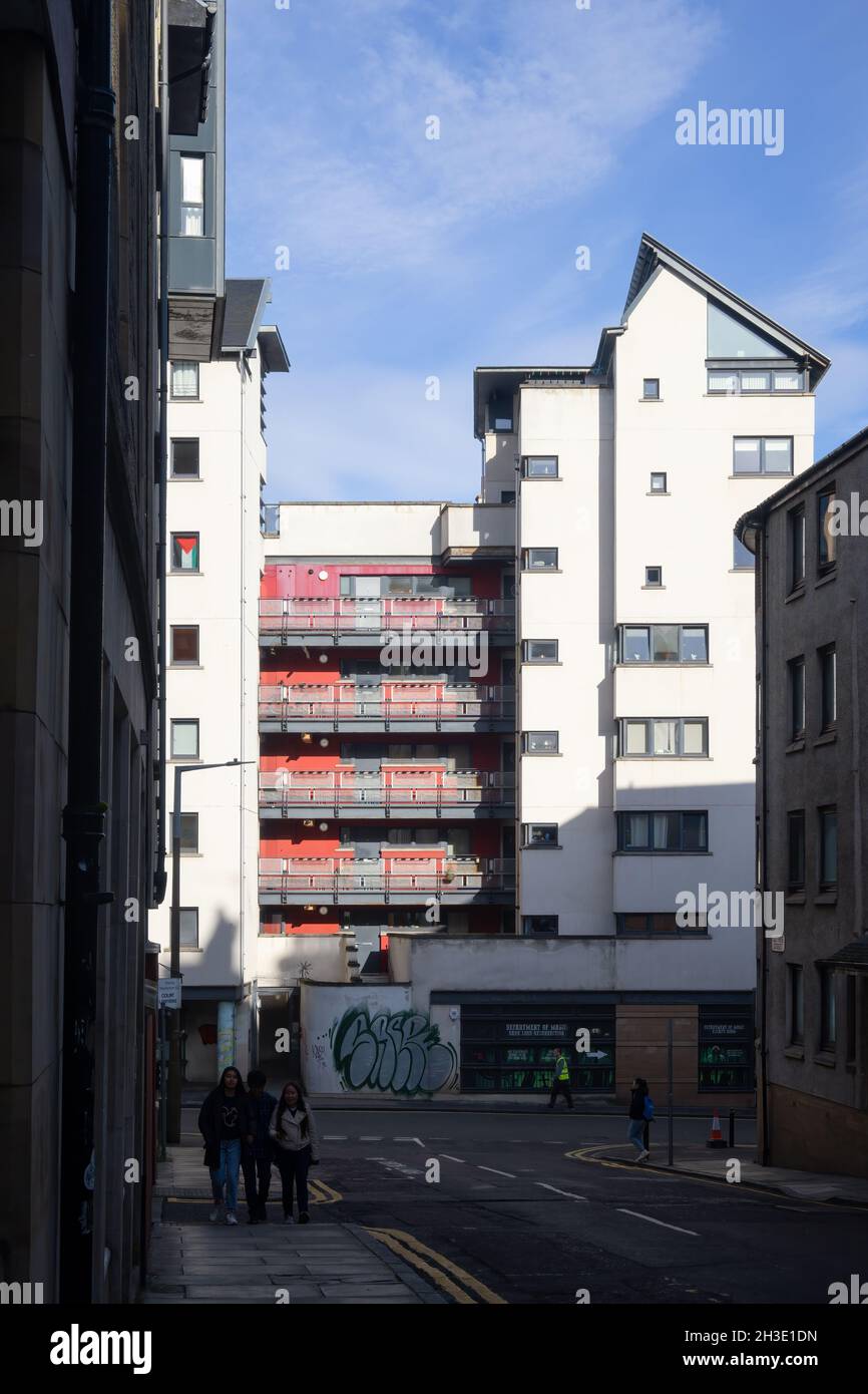 Edinburgh, Scotland, UK Housing development at The Cowgate by Richard