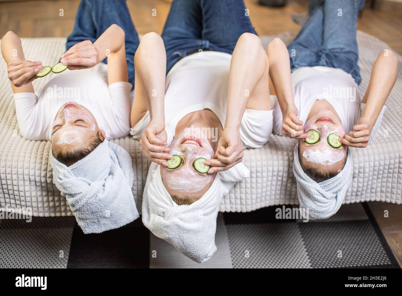 Cucumber On Eyes High Resolution Stock Photography and Images - Alamy
