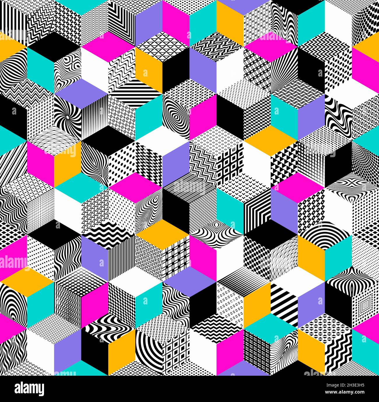 Vector geometric modern background Stock Vector Image & Art - Alamy