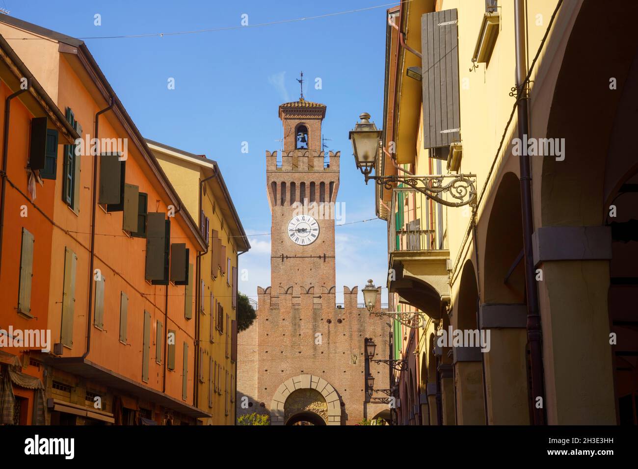 Castel San Pietro Terme, in Bologna province, Emilia-Romagna, Italy:  historic city Stock Photo - Alamy