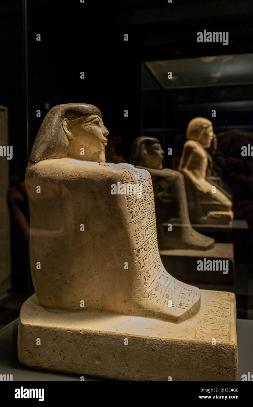 CaixaForum Barcelona retrocede a la época del Antiguo Egipcio con 'Faraó. Rei d'Egipte', una exposición hecha con la colaboración del British Museum. Stock Photo