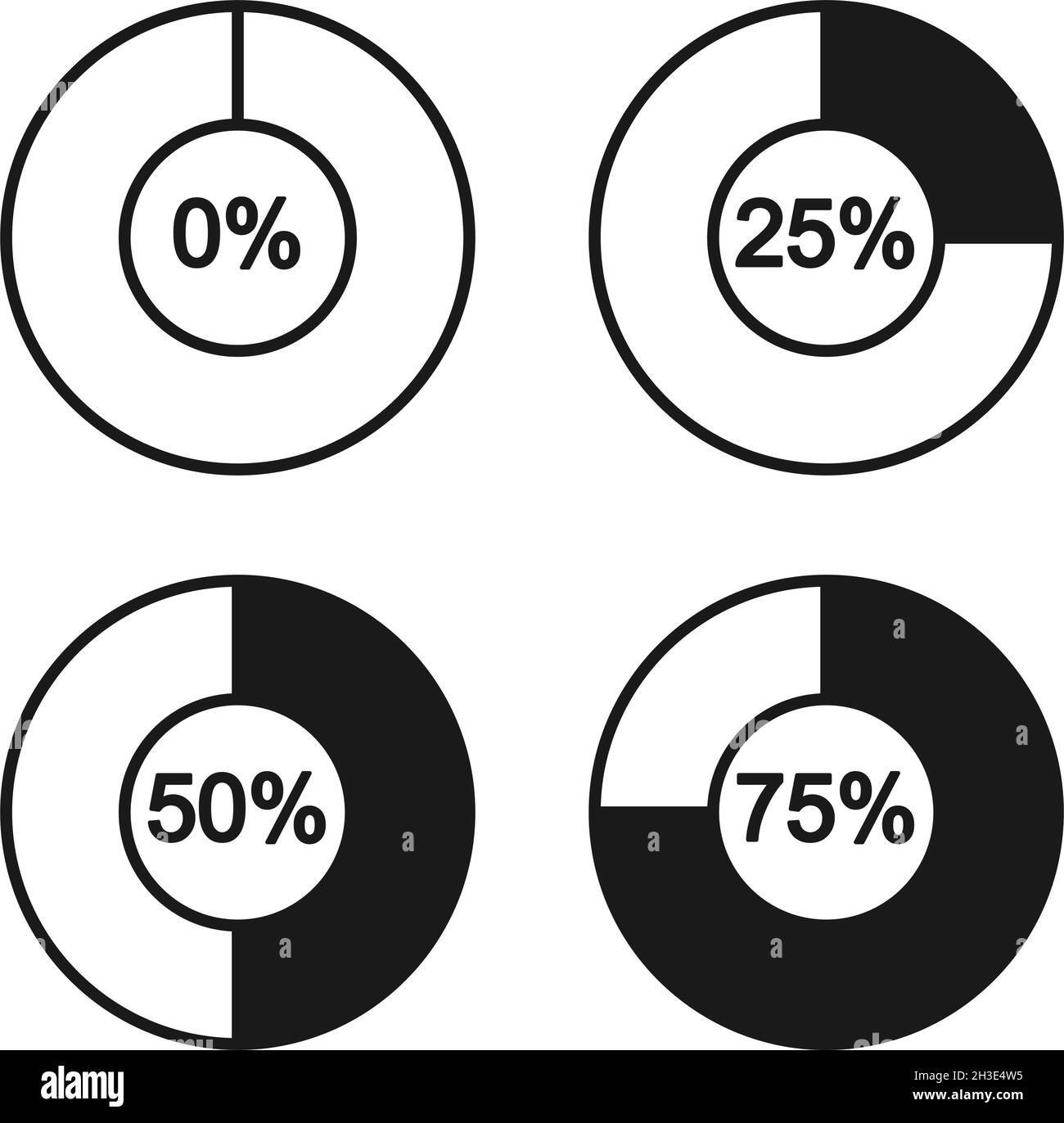 Segmented circle pie chart pie hires stock photography and images Alamy