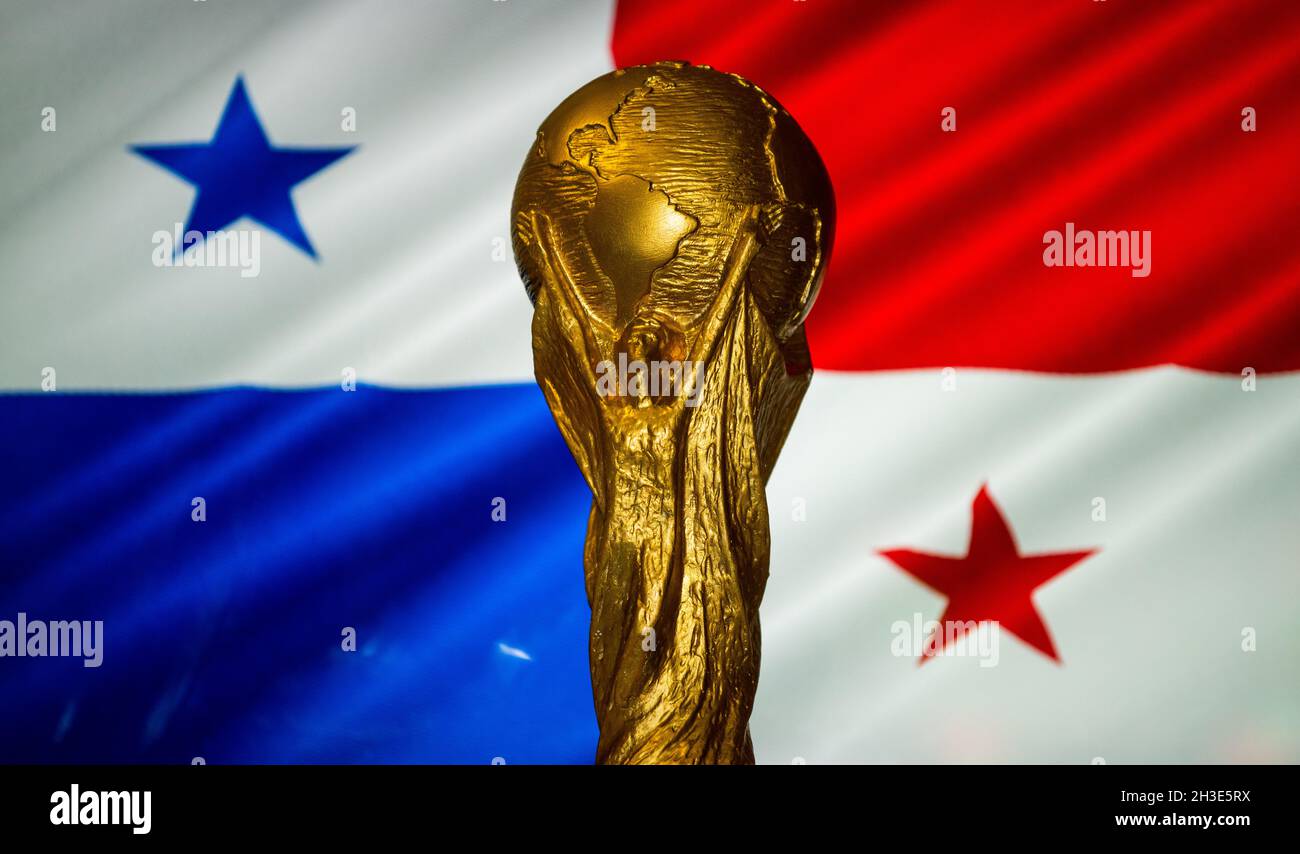 October 6 21 Panama Panama Fifa World Cup On The Background Of The Panama Flag Stock Photo Alamy