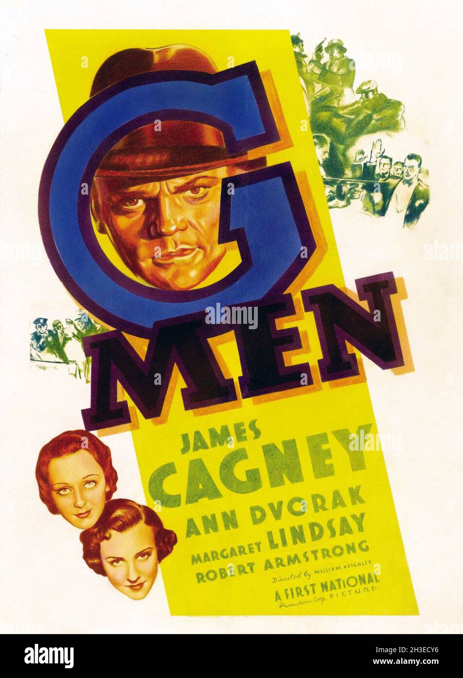 G' MEN (1935), directed by WILLIAM KEIGHLEY. Credit: WARNER BROTHERS / Album Stock Photo