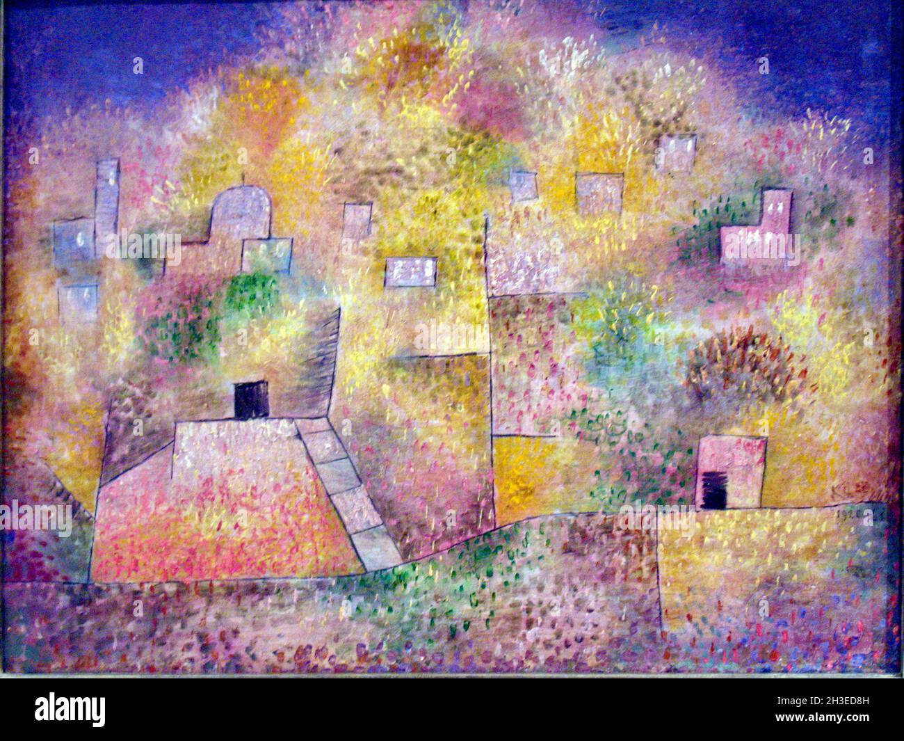 Paul Klee artwork - Oriental Pleasure Garden Stock Photo