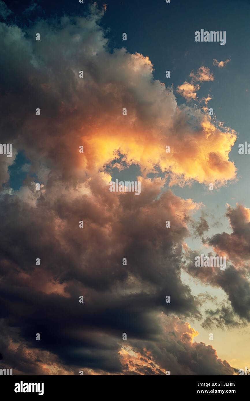 beautiful storm clouds, sky cloud background Stock Photo - Alamy