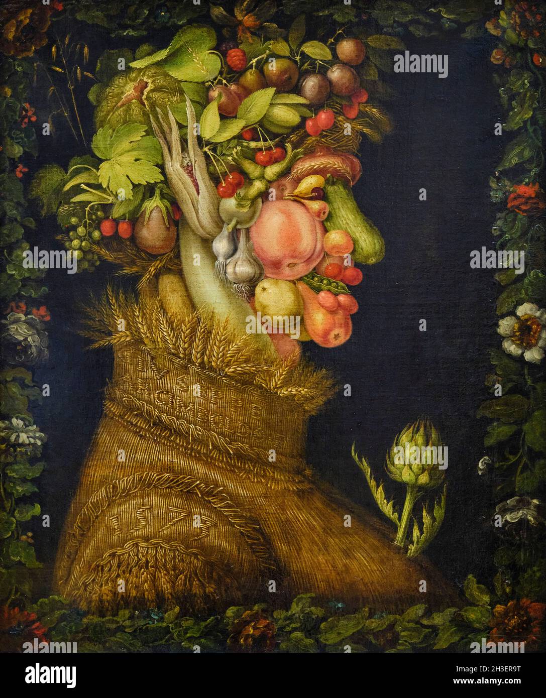 Giuseppe arcimboldo summer louvre hi-res stock photography and images ...