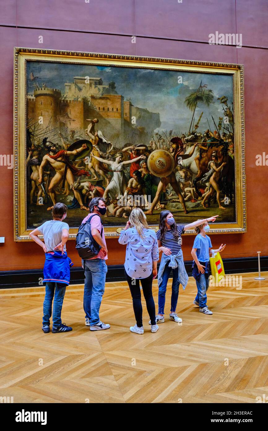France Paris Louvre Museum French Painting Gallery Les Sabines france-paris-louvre-museum-french-painting-gallery-les-sabines