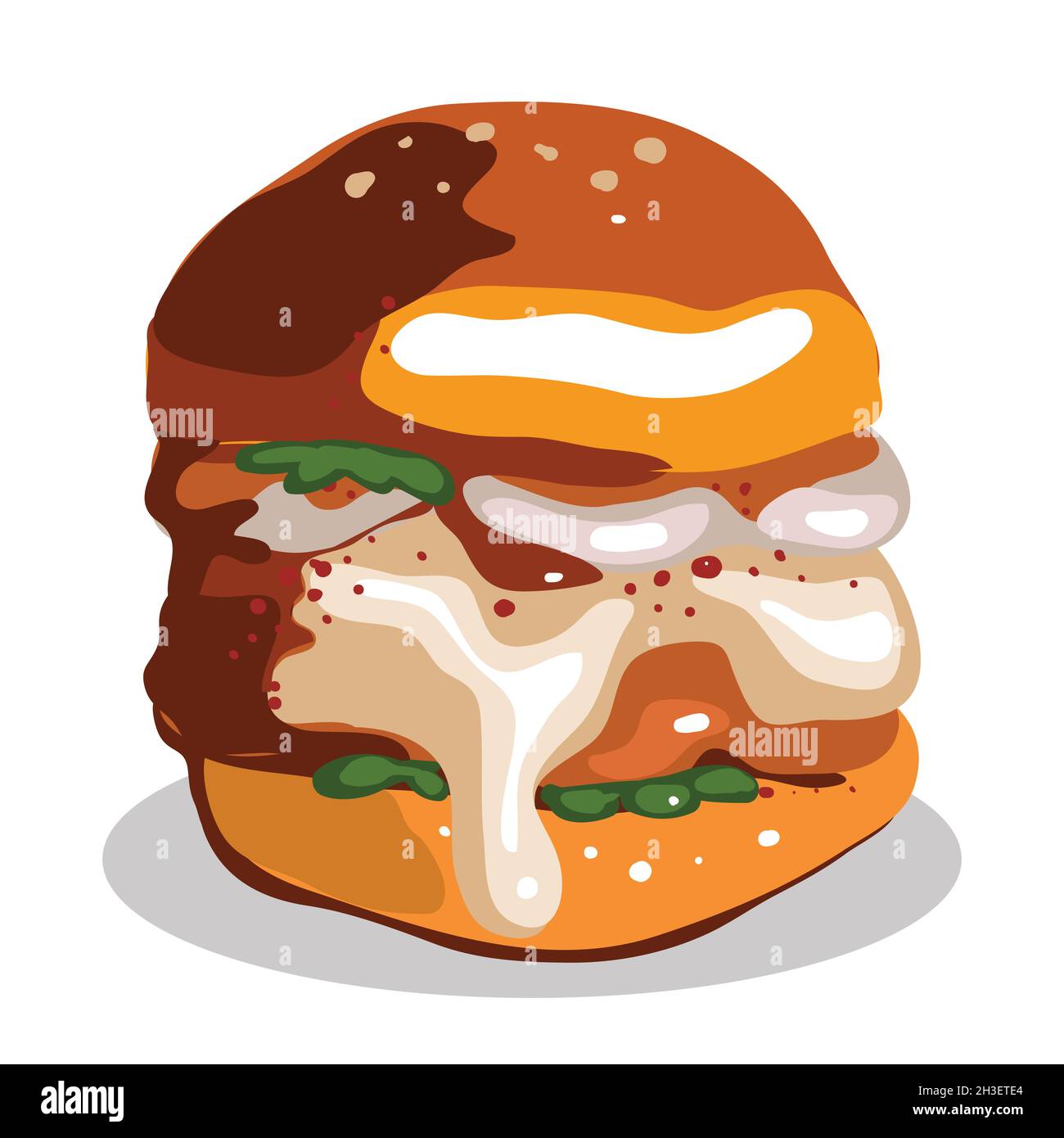 Burger With Cheese Vector Illustration Stock Vector Image Art Alamy Burger With Cheese Vector Illustration Stock Vector Image Art Alamy