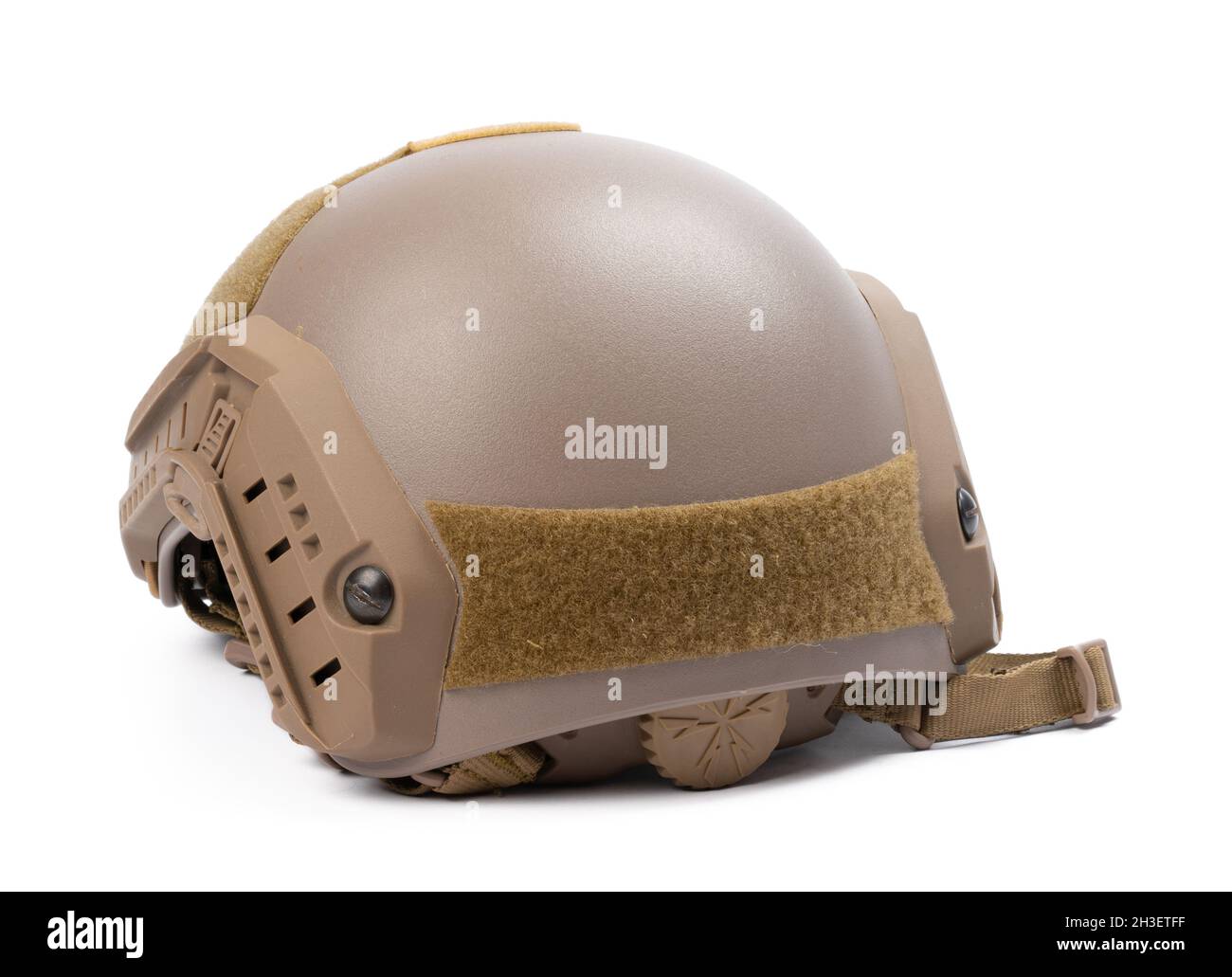 Camouflage military helmet isolated on white background Stock Photo - Alamy