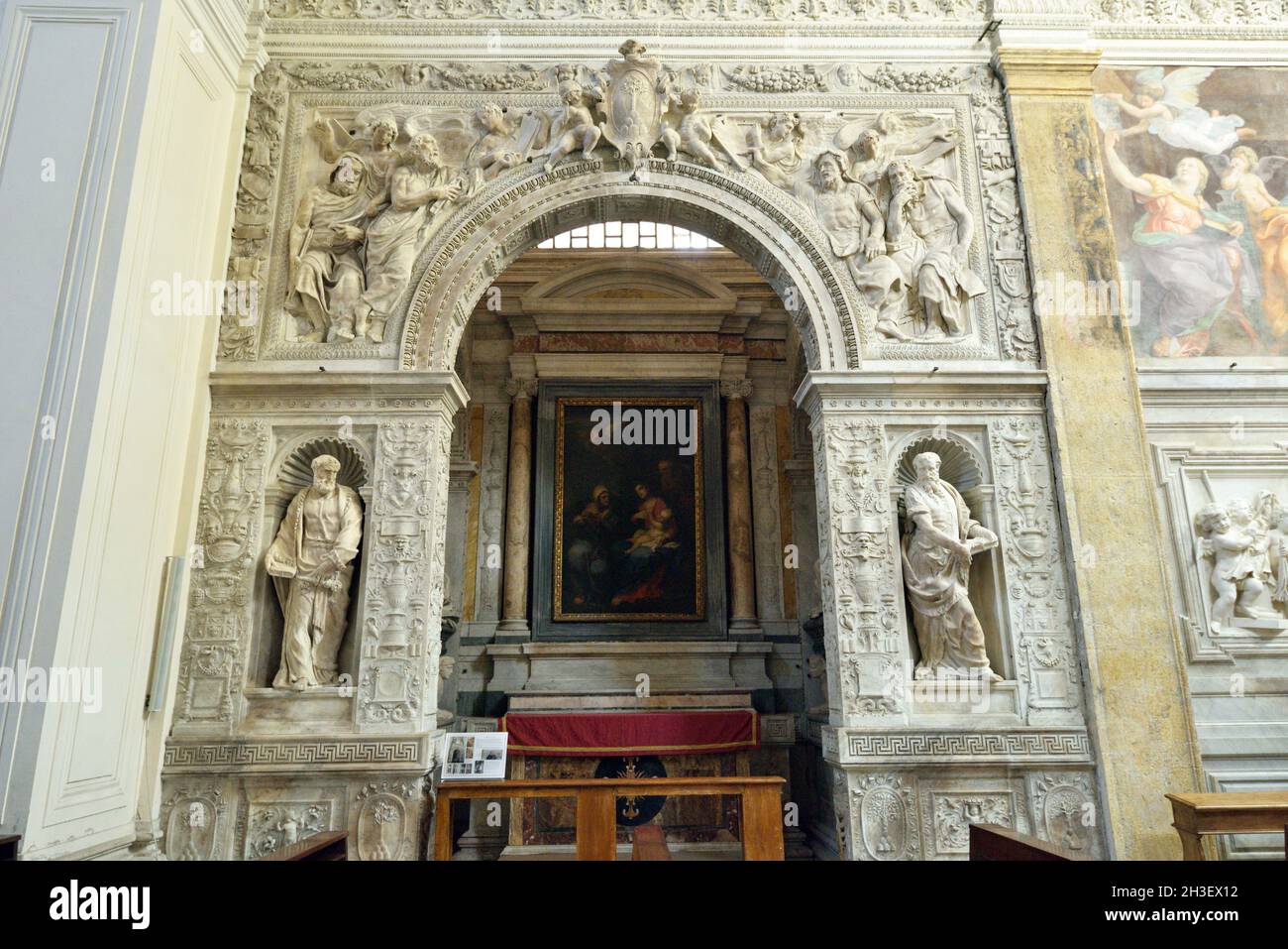 Italy, Rome, church of Santa Maria della Pace, Cappella Cesi Stock Photo