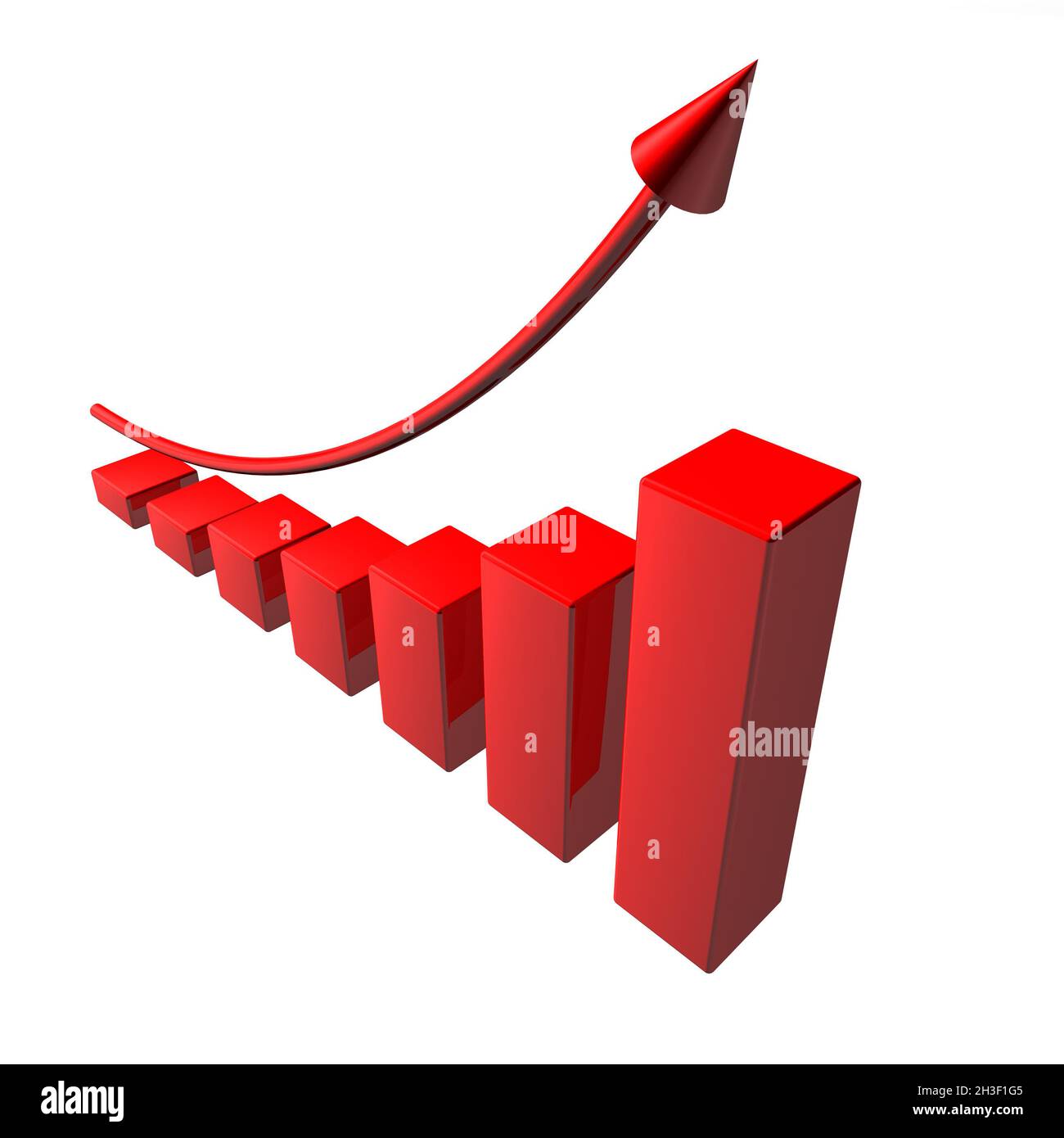 Red Arrow Business Stock Photo - Alamy
