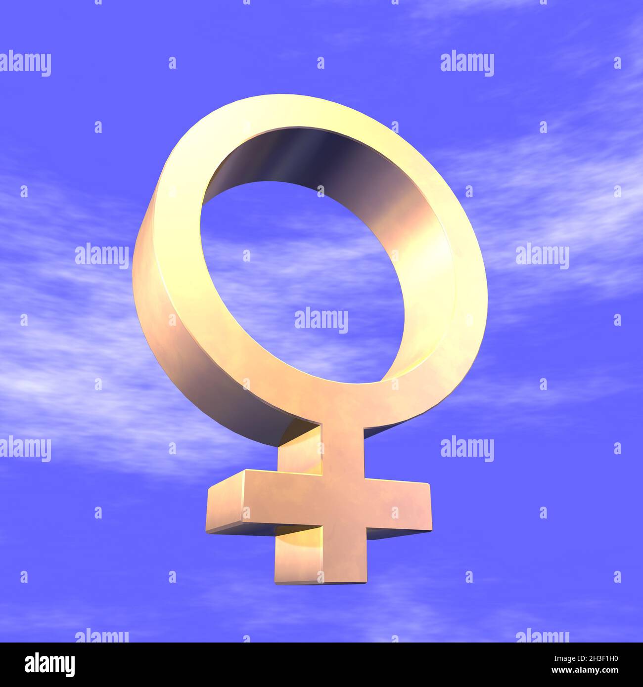 Feminine Symbol 3d Stock Photo Alamy