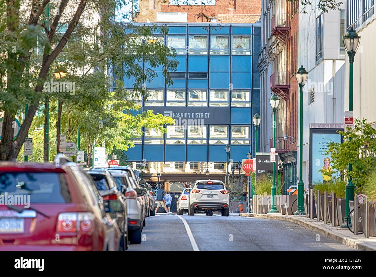 Tripledeck Filbert Street skybridge connects Parkade on 8th garage