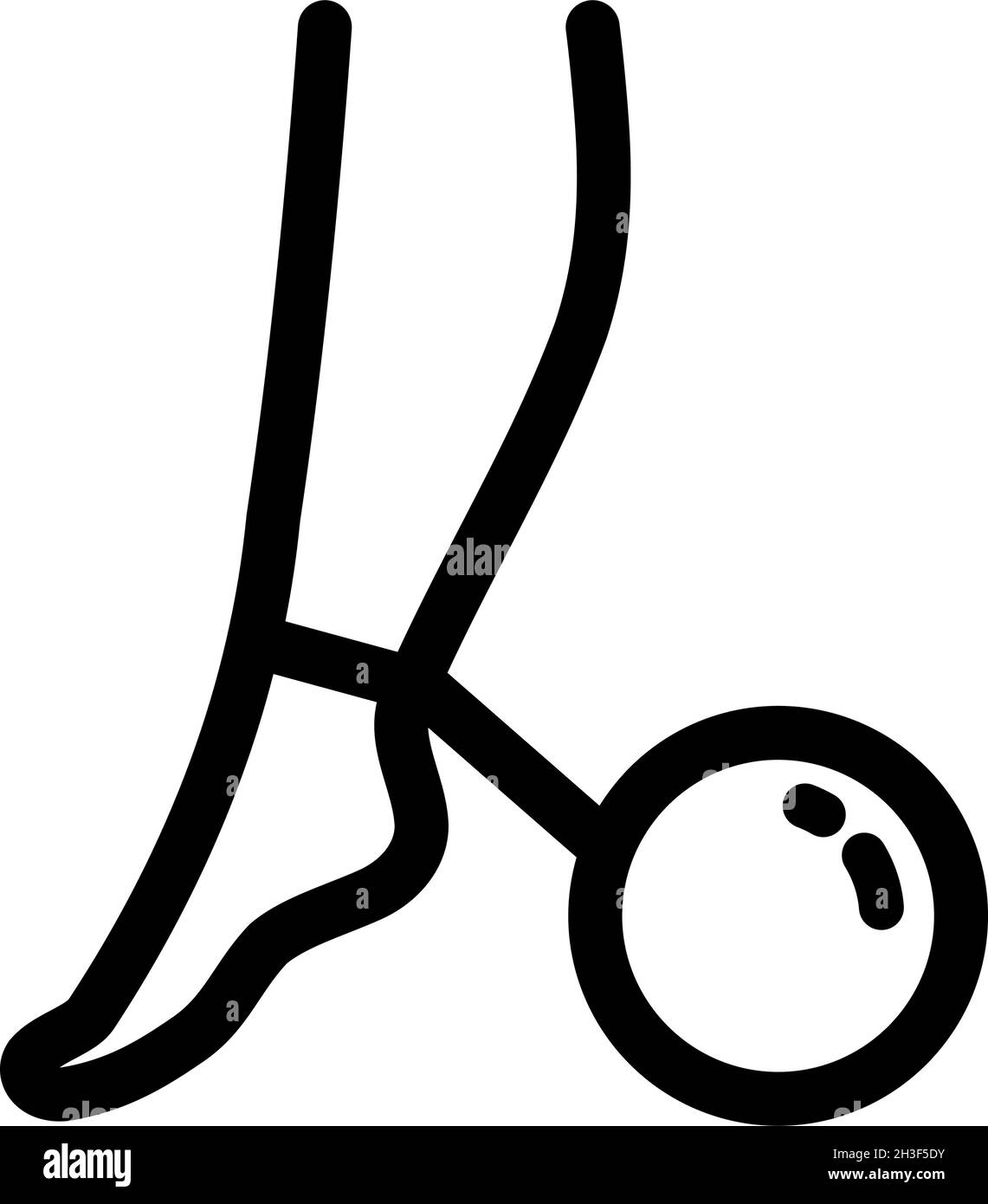 Compression stockings outline icon, medical and equipment, medicine ...
