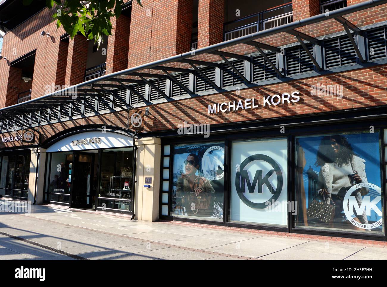 Michael Kors Shop front at Gunwharf Quays outlet shopping Portsmouth