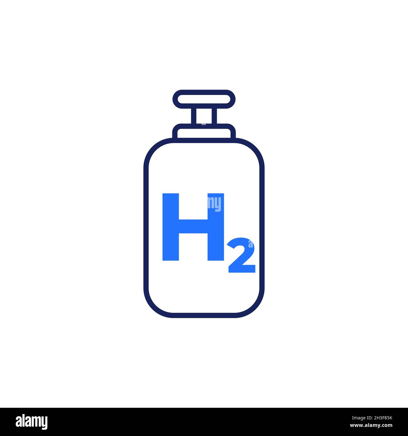 hydrogen gas tank line icon, vector Stock Vector Image & Art - Alamy