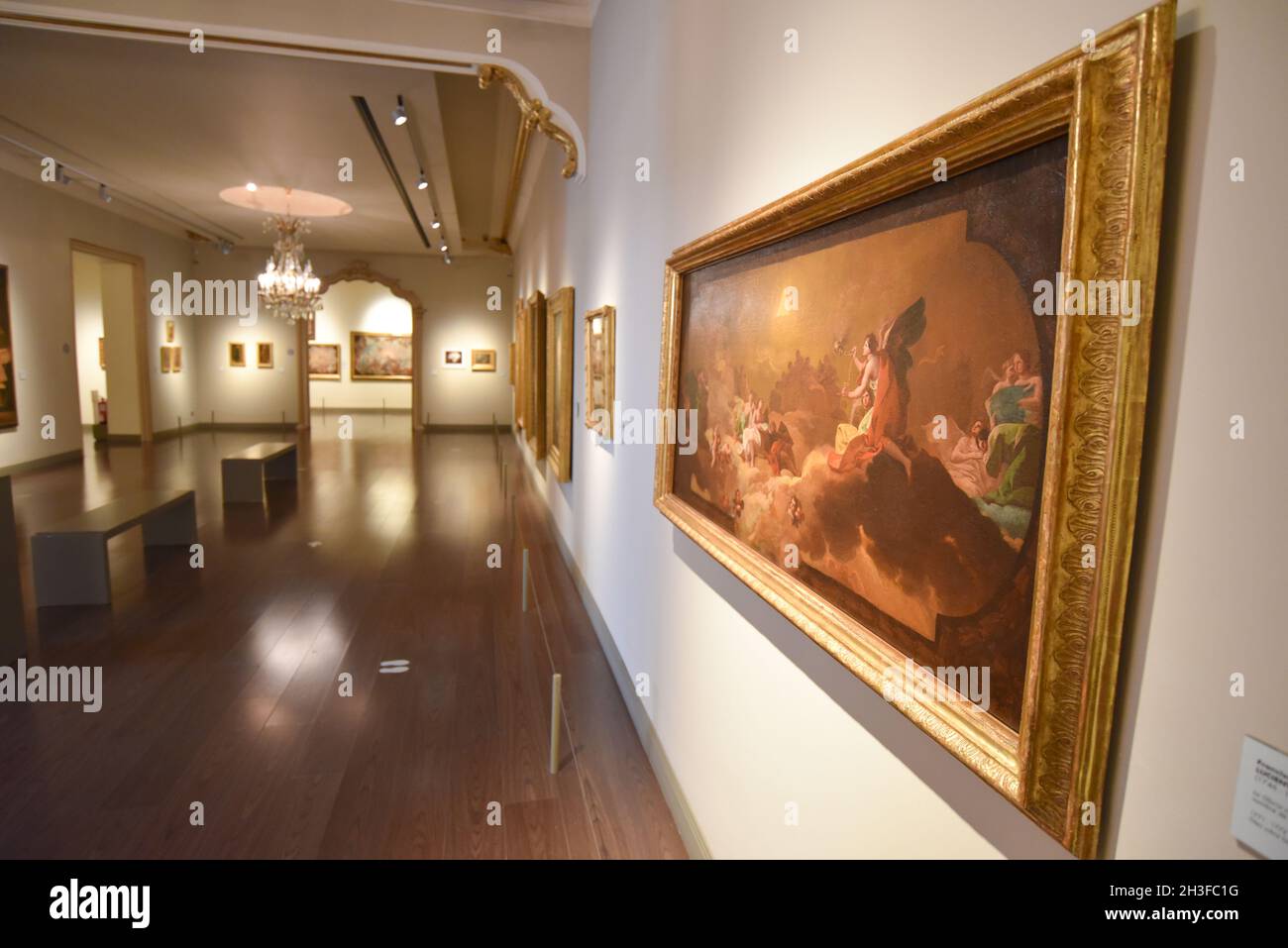 Zaragoza, Spain - 23 Oct, 2021: the Goya Museum (Museo Goya), Zaragoza, Aragon, Spain Stock Photo