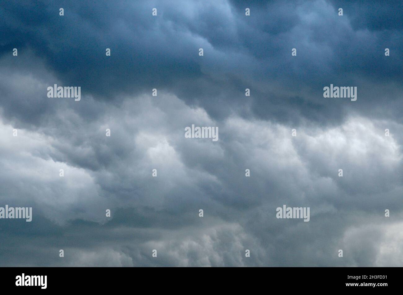 Nimbostratus rain clouds Stock Photo