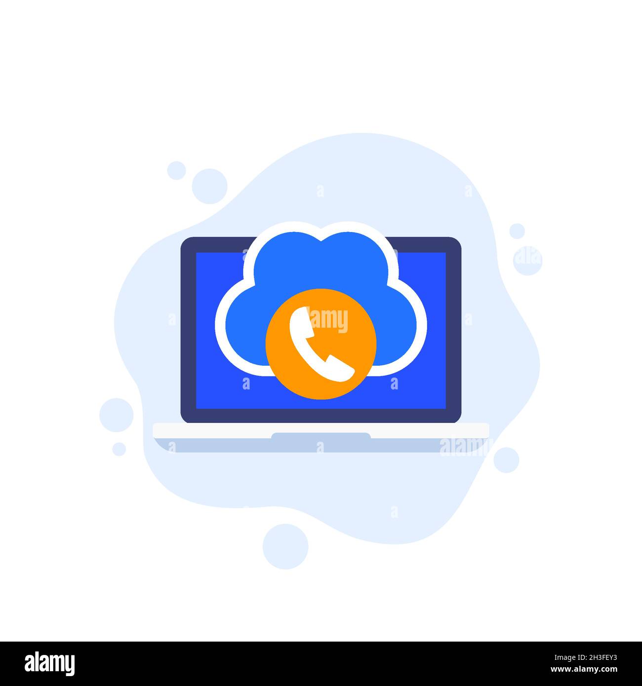 Voip telephony call icon, vector Stock Vector Image & Art Alamy