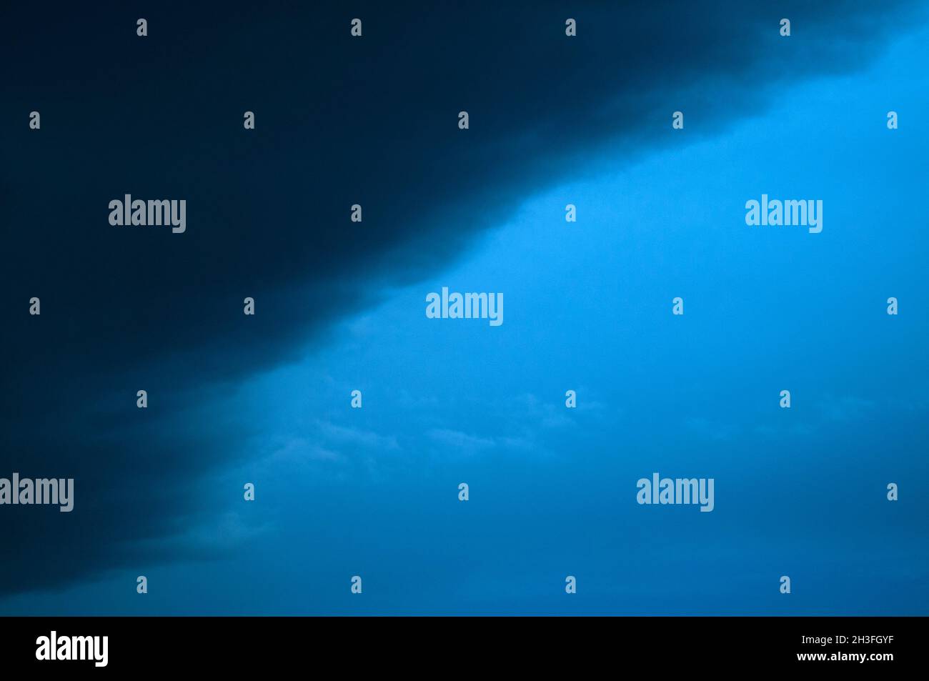 Nimbostratus storm clouds at dusk Stock Photo - Alamy