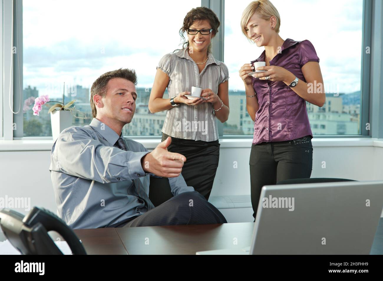 Business people at office Stock Photo