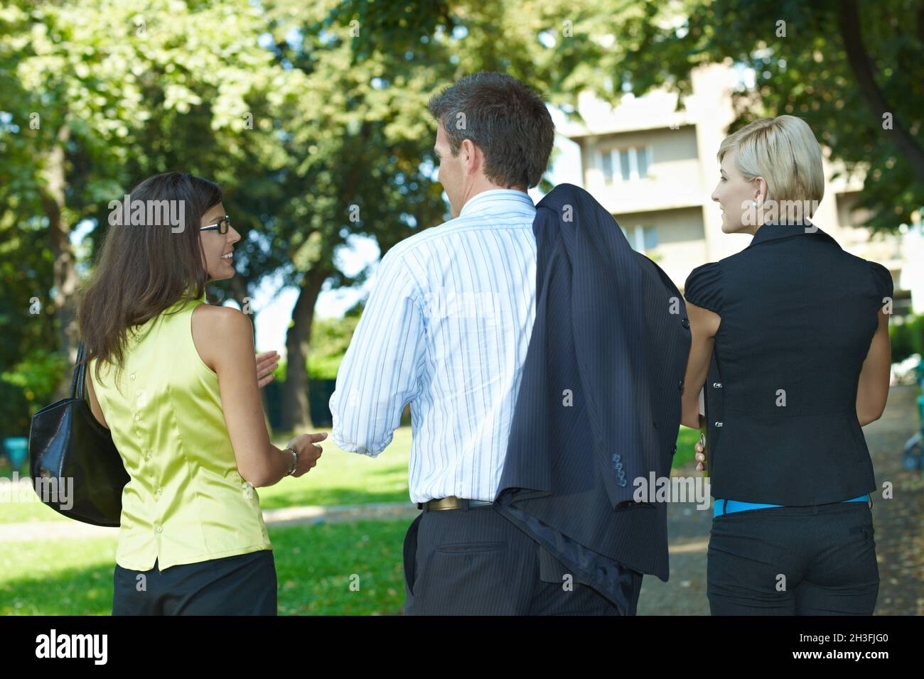 Businesspeople walking workers hi-res stock photography and images - Alamy